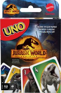 Oferta de Mattel Games Juego de cartas UNO Jurassic World 3 por 11,99€ en Fisher-Price