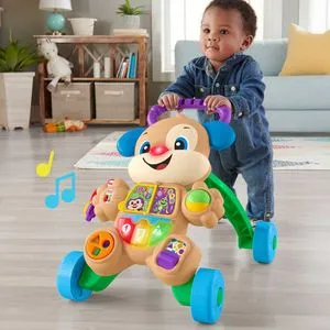 Oferta de Ríe y Aprende Andador Perrito primeros pasos por 39,99€ en Fisher-Price