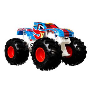 Oferta de Hot Wheels Monster Trucks Vehículo de carreras Coche de juguete todoterreno por 23,99€ en Fisher-Price