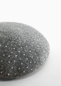 Oferta de Boina lana detalle strass por 9,99€ en MANGO