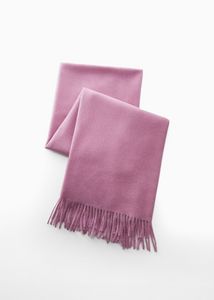 Oferta de Bufanda terminaciones flecos por 12,99€ en MANGO