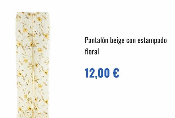 Oferta de Pantalones Tatay por 12€ en Primark