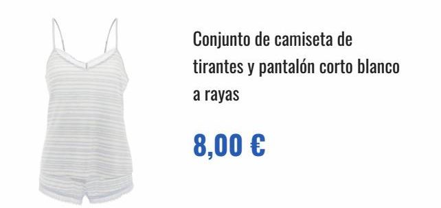 Oferta de Camiseta de tirantes Blanco por 8€ en Primark