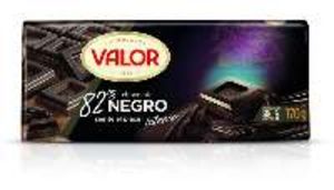 Oferta de Chocolate Valor 82% negro 170 g por 1,95€ en Froiz