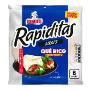 Oferta de Tortitas Bimbo Rapiditas Wraps 6u 240 g por 1,89€ en Froiz