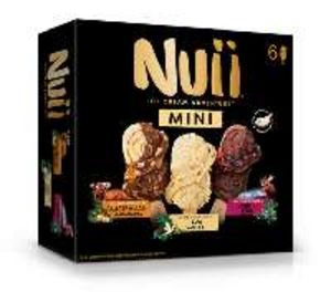 Oferta de Bombón Nuii mini surtido 6 u 253 g por 3,75€ en Froiz