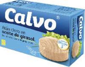 Oferta de Atún claro Calvo en aceite de girasol 143 g por 3,25€ en Froiz