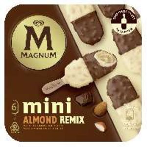 Oferta de Frigo Magnum mini Remix almendras 6 u 264 g por 4,29€ en Froiz