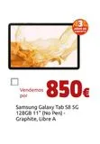 Oferta de Samsung Galaxy Tab S8 5G 128GB 11" (No Pen) - Graphite, Libre A por 850€ en CeX