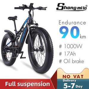 Oferta de 26 " Bicicleta Eléctrica 1000W 48V Bici De Montaña Ebike Shimano Ciclomotor por 1600€ en eBay