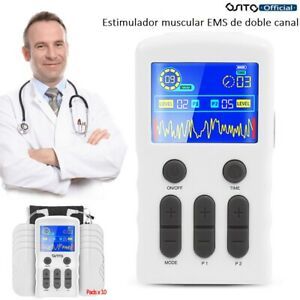 Oferta de Masajeador muscular eléctrico recargable EMS Alivio del dolor de cuerpo completo por 35,16€ en eBay