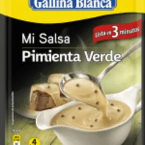 Oferta de SALSA GALLINA BLANCA PIMIENTA VERDE 50GR					SALSA GALLINA BLANCA PIMIENTA VERDE 50GR por 2,45€ en Pròxim Supermercados