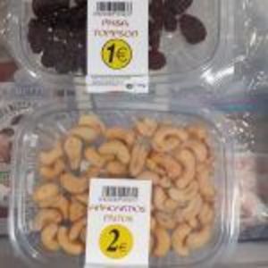 Oferta de ANACARDOS FRITOS					ANACARDOS FRITOS por 2€ en Pròxim Supermercados