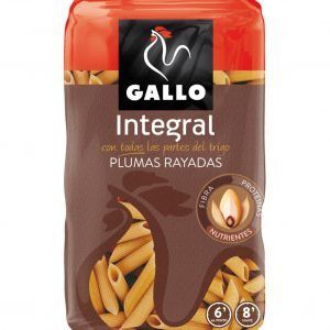 Oferta de PASTA GALLO PLUMAS INTEGRAL 500GR					PASTA GALLO PLUMAS INTEGRAL 500GR por 1,75€ en Pròxim Supermercados