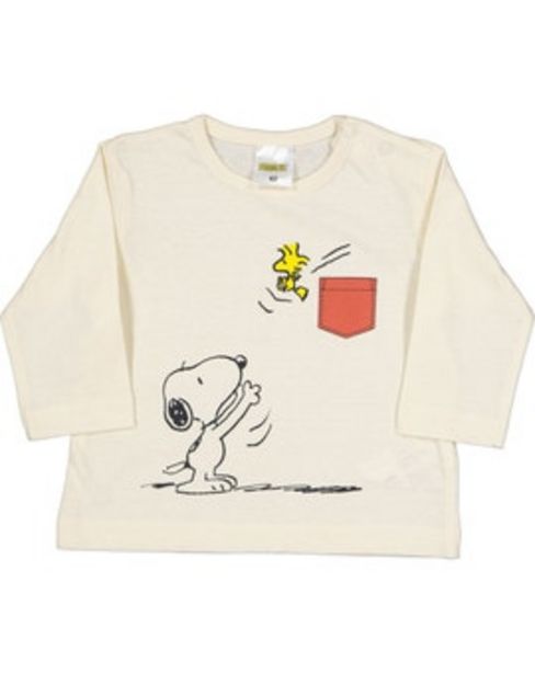 Oferta de Camiseta para recién nacido - Manga larga - Snoopy por 4,99€ en ZEEMAN