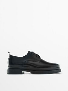 Oferta de Zapato Piel Napa Negro - Studio por 129€ en Massimo Dutti