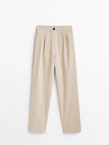 Oferta de Pantalón Chino Mezcla Algodón por 39,95€ en Massimo Dutti
