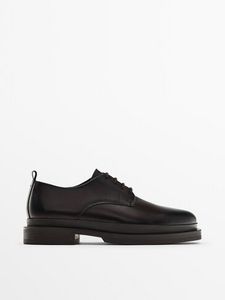 Oferta de Zapato Piel Napa Marrón - Studio por 129€ en Massimo Dutti