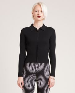 Oferta de Chaqueta corta (65cm)-Mangas largas-Cuello polo- por 19,99€ en Pimkie