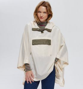 Oferta de Poncho déperlant à capuche por 22,49€ en Promod