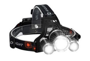 Oferta de Linterna luminosa recargable para cabeza por 19,95€ en Outspot
