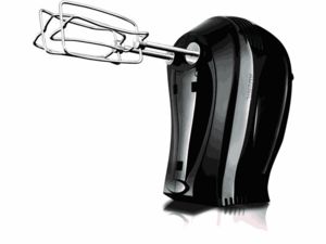 Oferta de Amasadora de mano - Koenic KHM 3210 B, 5 Niveles de velocidad, Motor CA, Acero inoxidable, Negro por 21,59€ en Media Markt