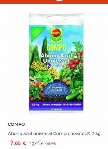 Oferta de Abono Compo por 7,65€ en BriCor