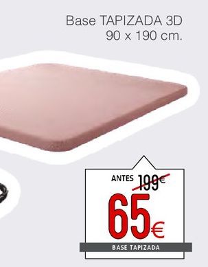 Oferta de Base tapizada de canapé por 65€