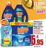 Oferta de Detergente WiPP Express por 5,95€ en UDACO
