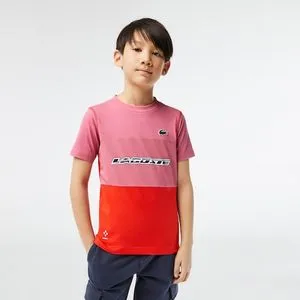 Oferta de Camiseta de niño Lacoste Tennis × Daniil Medvedev en tejido de punto por 40€ en Lacoste
