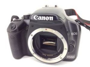 Oferta de Camara digital reflex canon eos 450d por 92,95€ en Cash Converters