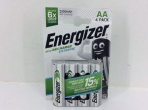Oferta de Pilas recargables energizer recharge extreme aa 4 pack por 8,95€ en Cash Converters