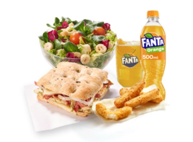 Oferta de Menú Sándwich o Ensalada por 9,95€ en Telepizza