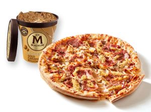 Oferta de Menú Helado por 16,95€ en Telepizza