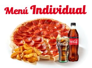 Oferta de Menú Individual por 9,95€ en Telepizza