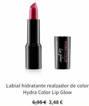 Oferta de Lip glow  HYDRA COLOR  Labial hidratante realzador de color Hydra Color Lip Glow  6,95 € 3,48 €  en Equivalenza