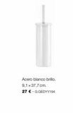 Oferta de Acero blanco brillo. 9,1x37,7cm.  27 €-GGEDYY194  por 27€ en Grup Gamma
