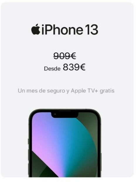 Oferta de Seguros Apple por 909€ en K-tuin