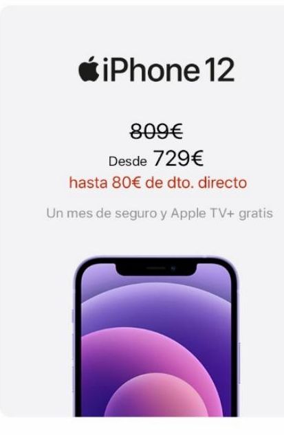 Oferta de Seguros Apple por 809€ en K-tuin