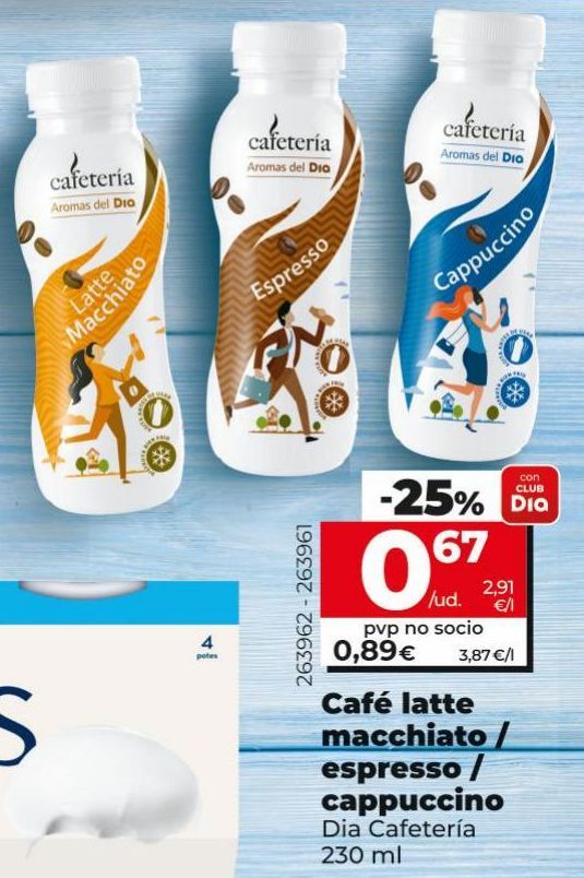 Oferta de Caffe latte Dia por 0,67€ en Dia Market