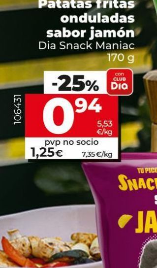 Oferta de Patatas fritas Dia por 0,94€ en Dia Market