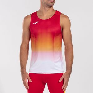 Oferta de Camiseta tirantes hombre Elite VII rojo blanco amarillo por 15,29€ en Joma