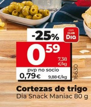Oferta de Snacks Dia por 0,59€ en Dia Market