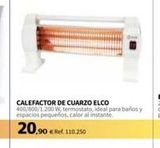 Oferta de Calefactor de cuarzo  por 20,9€ en Coferdroza