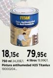 Oferta de Pintura antihumedad Titan por 79,95€ en Cadena88