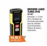 Oferta de Medidor láser  por 54,95€ en Optimus