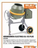 Oferta de Hormigonera eléctrica Plus por 120395€ en Optimus