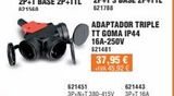 Oferta de Adaptador triple  por 37,95€ en Optimus