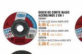 Oferta de Discos de corte basic por 0,95€ en Optimus