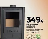 Oferta de Estufa de leña  por 349€ en BigMat
